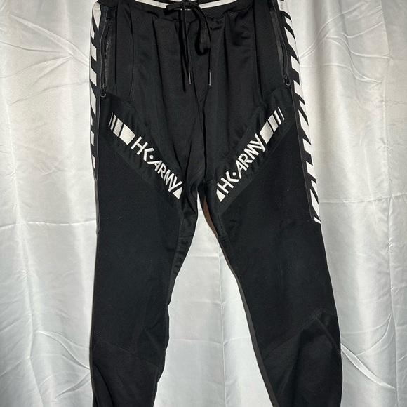 HK Army Other - HK Army Black Joggers with White Accents Paintball Pants